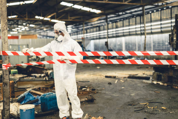 Professional Crime Scene Cleanup technician working in Douglas, MI